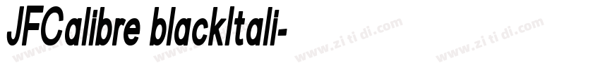 JFCalibre blackItali字体转换 JFCalibre blackItali字体转换